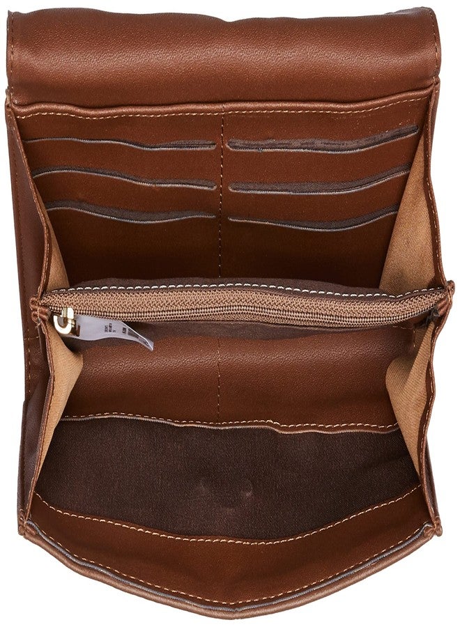 Baggit Women Tan Wallet Large Size | Ladies Stylish Sling Purse Bag | Credit Card Money Holder - Image 3